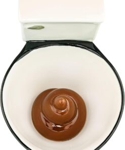 Alternative view of Fairly Odd Novelties Ceramic Toilet Coffee Mug - Now With Hidden Poop 11-Ounces, White