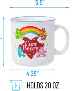 Alternative view of Care Bears Rainbow Heart Logo 20oz Ceramic Camper Mug