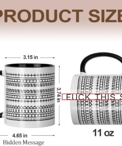 Alternative view of White Elephant Gifts for Adults: Christmas Birthday Funny Gag Gifts for Men Women Coffee Lovers Friends Coworkers 11oz Coffee Mug - (Black)