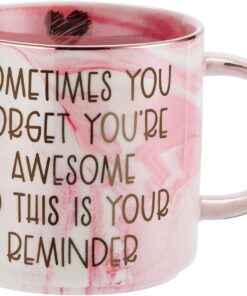 Thank You Gifts for Women - Funny Gifts Ideas for Friends, Coworkers, Boss, Employee, Mom, Mentor - Inspirational, Thoughtful, Birthday, Friendship, Graduation Presents for Her - Ceramic Coffee Cup