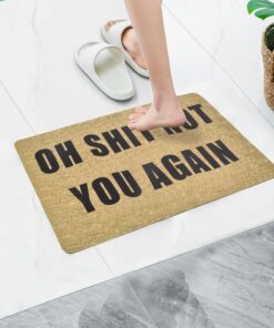 Alternative view of ChezMax Doormat Non-Slip Door Mat Waterproof Funny Rugs Indoor Outdoor Carpet Universal Welcome Mat Front Door Mud Absorbent for Floor Entrance Entryway