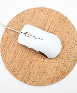 boshiho Mouse Pad, Eco-Friendly Natural Cork Small Mouse Pad with Wrist Support (Cork)
