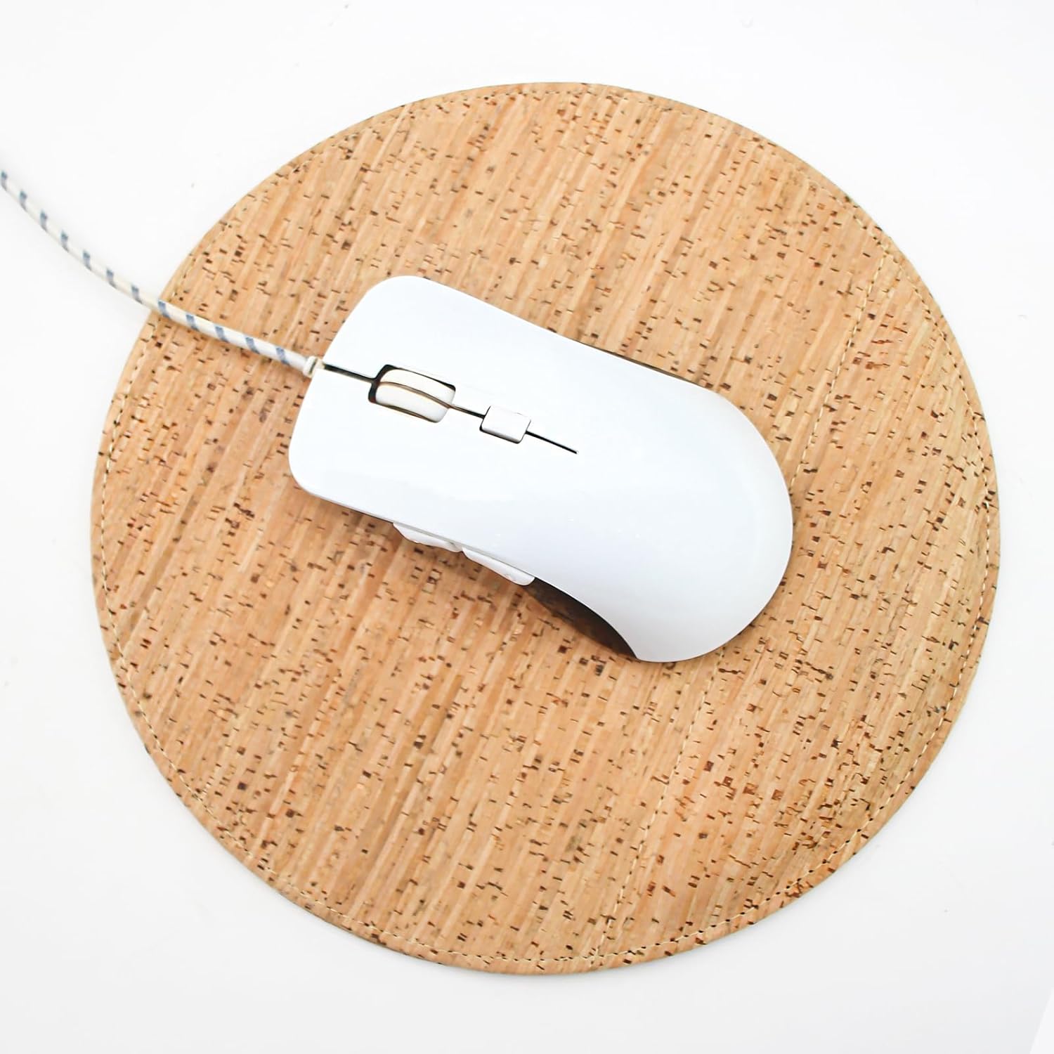 boshiho Mouse Pad, Eco-Friendly Natural Cork Small Mouse Pad with Wrist Support (Cork)