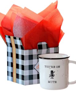 MAINEVENT You're On Mute Mug 11 Ounce Ceramic Coffee Mug, Farmhouse Coffee Mugs Gift Ideas Funny Coffee Mug with Quotes Coffee Mugs with Sayings