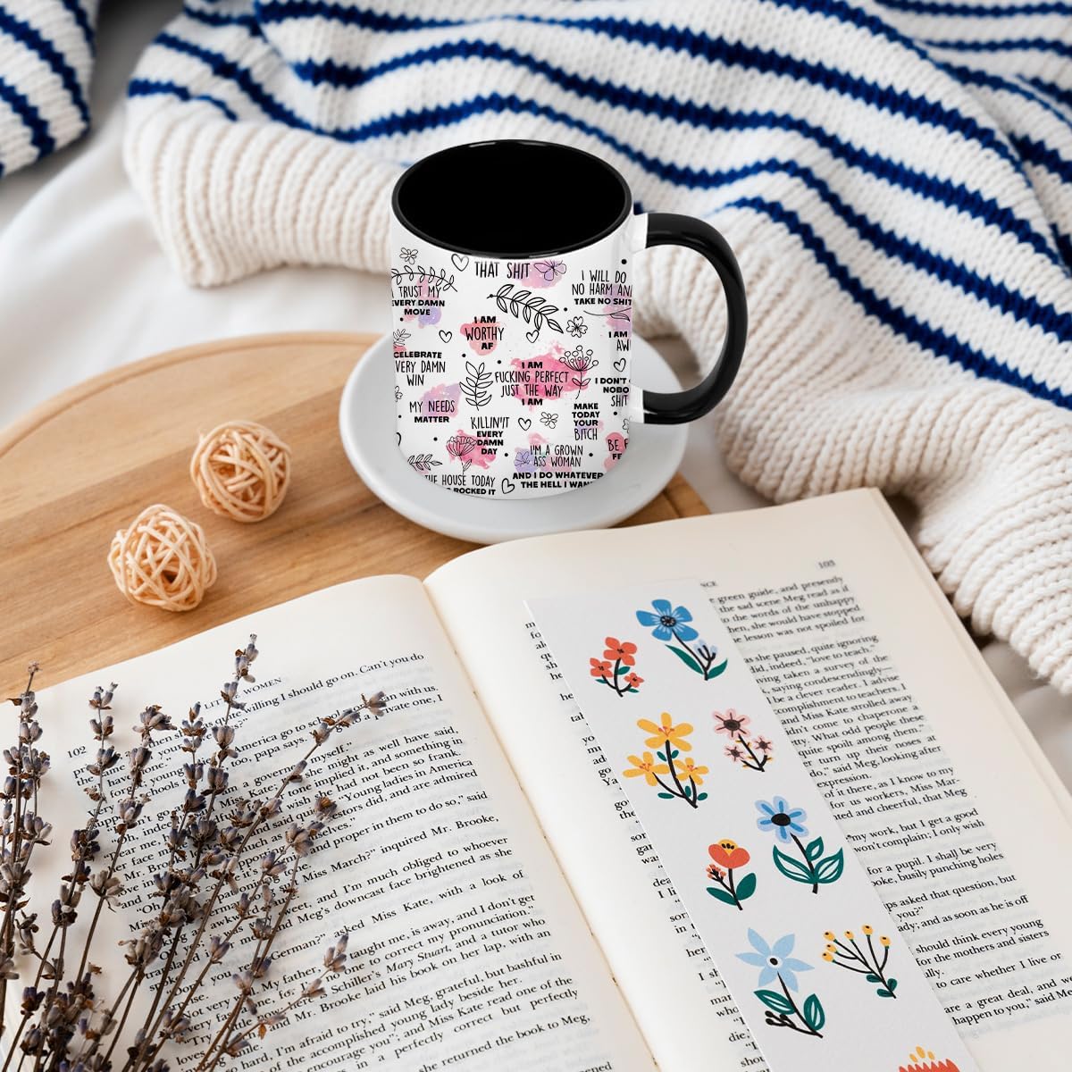 Mental Health Gift for Her, Inspirational Gift for Women Friends, 11oz Coffee Mug, Motivational Gifts for Women Sister Bestie, 11oz Coffee Mug - Image 4