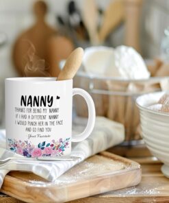 Alternative view of Nanny Coffee Mug,Funny Tea Mugs,Nanny Gifts, Birthday Christmas Gifts for Nanny,Funny Nanny Ceramic Coffee Mug 11Oz
