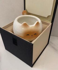 Alternative view of Cat Mom Gifts For Women，Funny Coffee Mug，Cute Siamese & Black Cat Design, Holiday Gift Idea| Nocturlyn（Wink）