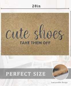 Alternative view of Outdoor Indoor Doormat Durable Floor Mat Heavy Duty Durable Door Mats Non Slip Rug Easy Clean Front Doormat for Garage Entryway Patio High Traffic Areas Brown