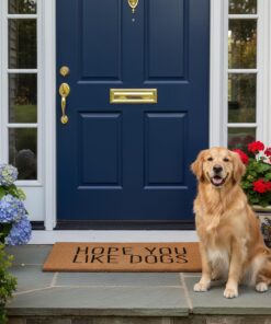 Alternative view of Calloway Mills Hope You Like Dogs Doormat (24" x 36")