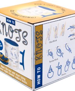 Alternative view of The Unemployed Philosophers Guild How To Tie Knots Mug - Learn to Make 8 Different Knots Over Coffee, Comes in a Gift Box, Rope Included, 12 oz