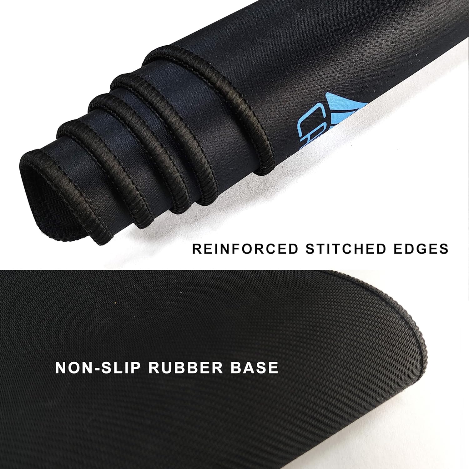 Cacoy 40” x 16” Large Gaming Mouse Pad for Desk, Extended Rectangular Keyboard Mouse Mat, XXL Desktop Accessories Mat, Smooth-Textured Non-Slip Rubber Base Computer Desk Pad for Office and Home, Black - Image 6