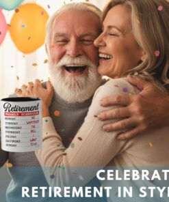 Alternative view of Vivulla68 Funny Retirement Mug 11oz – Weekly Schedule for Men, Women, Mom or Dad - Retired Calendar for Coworkers Boss Office Family, Retirement Gift for Woman Man, Retired Coffee Cup