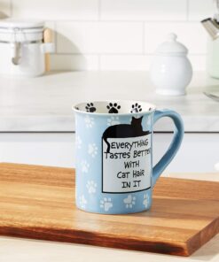 Alternative view of Our Name is Mud “Cat Hair” Stoneware Mug, 16 oz.