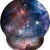 Britimes Ergonomic Mouse Pad with Wrist Support Purple Blue Cosmos Nebula Galaxy Non-Slip Rubber Base Mousepad for Home Office Gaming Working Computers Laptop Easy Typing & Pain Relief