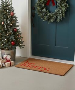 Alternative view of Calloway Mills 109252436 Be Merry Red Doormat 24" x 36"