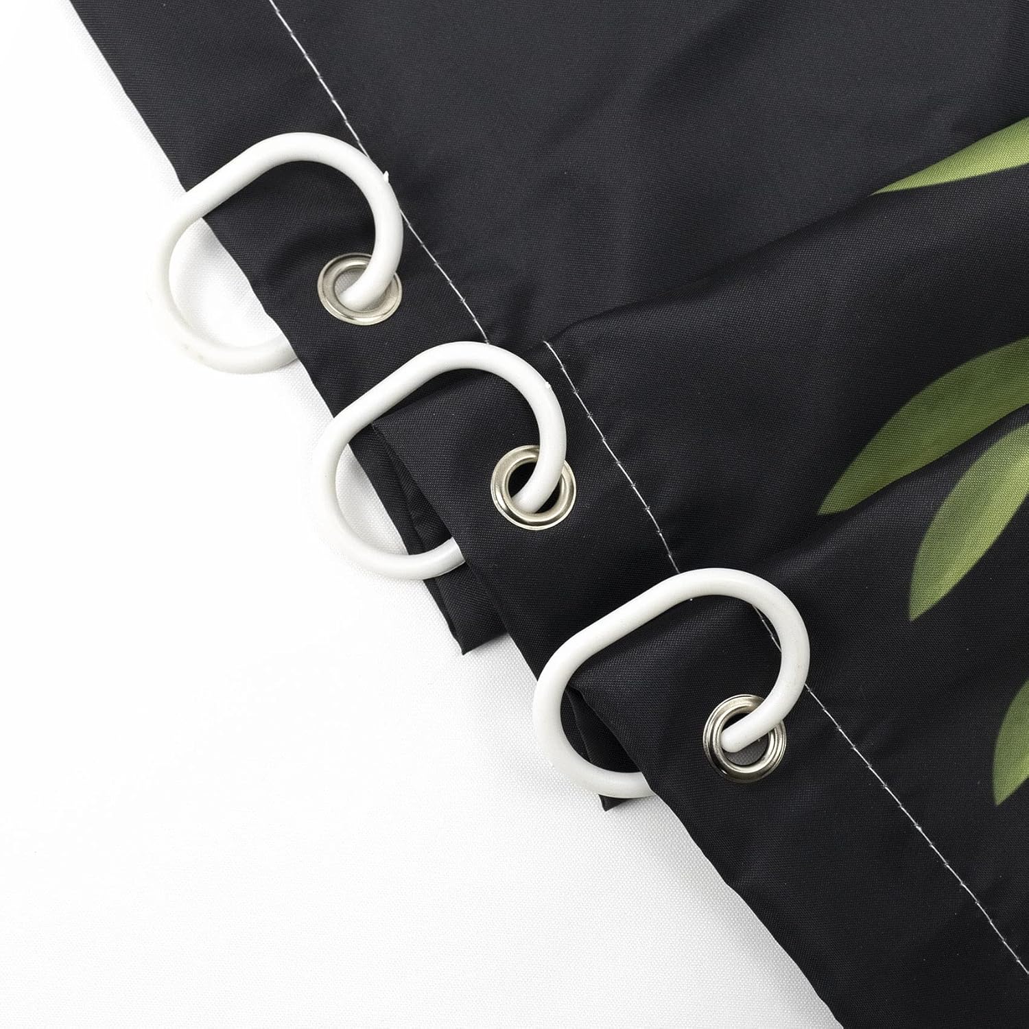 EOBTAIN Mushroom Shower Curtain Retro Mushrooms Butterfly Floral Boho Moon Starry Night Sky Botanical Wildflowers Green Plant Aesthetic Bathroom Curtain 69x70Inch Waterproof Fabric Durable 12 Hooks - Image 5