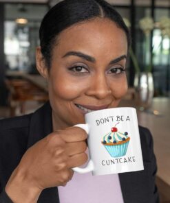 Alternative view of AW Fashions Don't Be A Cuntcake 11oz Coffee Tea Mug Funny Novelty Cup Great for Office Cute Gag for Workers, Bosses, Co-Worker, Friends, Inappropriate Coffee Mugs