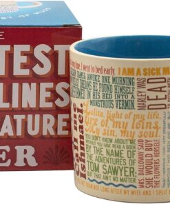 The Unemployed Philosophers Guild First Lines of Literature Coffee Mug - Famous Openings from Books, Novellas, and Short-Stories, Comes in a Box, 14oz