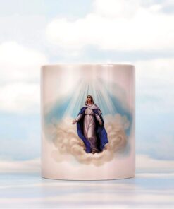 Alternative view of Bubblegum Stuff Virgin Mary Miracle Mug | Food Safe Microwave Safe Dishwasher Safe Coffee Mug - 330ml | Smart Home and Kitchenware Gifts