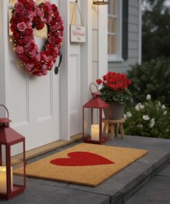 Alternative view of Calloway Mills Madison Heart Doormat (Red, 17" x 29")