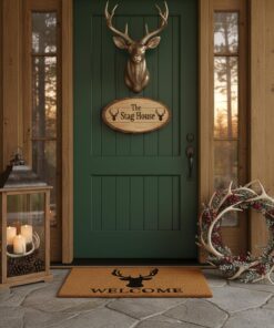 Alternative view of Calloway Mills 121472436 Deer Welcome Doormat 24" X 36"