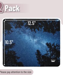 Alternative view of Mr. Pen- Mouse Pad, 12.5"x 10.5", 2 Pack, Night Sky, Laptop and Computer Mouse Pad Gaming, Anti-Slip Rubber Base