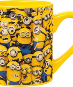 Silver Buffalo Universal's Despicable Me Cluttered Minions Ceramic Coffee Mug, 14 Ounces