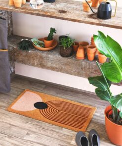 Alternative view of Main + Mesa Abstract Print Coir Doormat