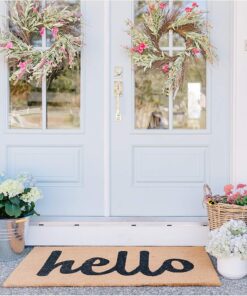 Alternative view of Calloway Mills 100342436NBS Hello Doormat, 24" x 36", Natural/Black