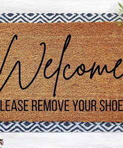 Welcome Please Remove Your Shoes Doormat, Front Porch Decor, Funny Doormat, Welcome Mat, Lose The Shoes, Home Decor, Front Door Mat Decoration, 16 x 24 Inch