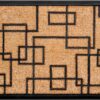 Calloway Mills 153652436 Social Square Doormat, 24" x 36", Natural/Black