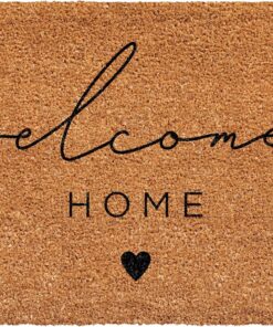 Calloway Mills 1121412436 Heart Welcome Home Doormat 24" x 36"