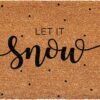 Calloway Mills 112242436 Let it Snow Doormat 24" x 36"