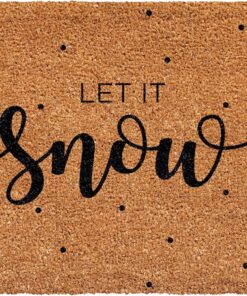 Calloway Mills 112242436 Let it Snow Doormat 24" x 36"