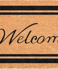 Calloway Mills Border Welcome Doormat 24" x 36" (Black)