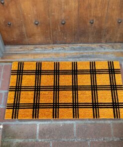Alternative view of KAF Home - 17" x 30" Coir Doormat - Triple Stripe Grid
