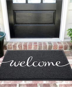 EARTHALL Funny Welcome Mats Outdoor, Front Door Mat for Outside Entry, Doormat Outside/Inside Entrance, Front Door Rugs for Entryway Indoor, Outdoor Mats for Home Entrance, Front Porch Decor 20"x32"