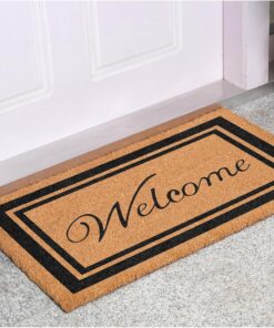 Alternative view of Calloway Mills Border Welcome Doormat 24" x 36" (Black)