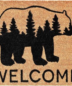 Calloway Mills 104672436 Bear Country Doormat, 24" x 36", Natural/Black