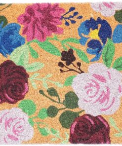 Calloway Mills 107342436 Boho Flowers Doormat (24" x 36")