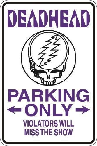 New Metal Sign Aluminum Sign Yard Fence Garage Decorative Sign Deadhead Parking Only Wall Sign for Outdoor & Indoor 8"x12"