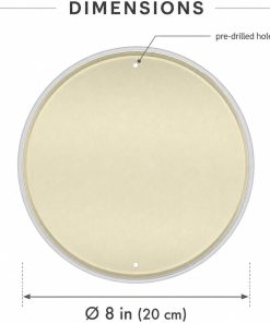 Alternative view of Vintage Round Tin The Sun And Moon Sign Retro Metal Sign Suitable For Home Street Shop Garage Bar Farm Garden - Multi-Purpose For Indoor/Outdoor Use Plaque 8x8 Inch