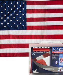100% Made in the USA - 3'x5' ft – Perma-Nyl Sewn Nylon with Grommets - Sturdy, Durable, and Patriotic - Great For Gardens, Homes, Patios and Cars – Flag