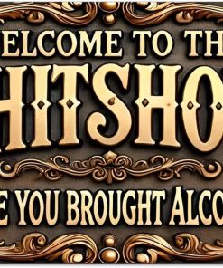 Alternative view of Metal Sign Ative Plaque Rustic Aluminum Wall Art & Metal Tin Sign - 8x12in Vintage Indoor Outdoor Decor for Home, Office, Cafe, Yard & Garden