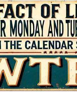 Alternative view of Funny Vintage Metal Sign Rustic Aluminum Wall Art & Metal Tin Sign - 8x12in Vintage Indoor Outdoor Decor for Home, Office, Cafe, Yard & Garden