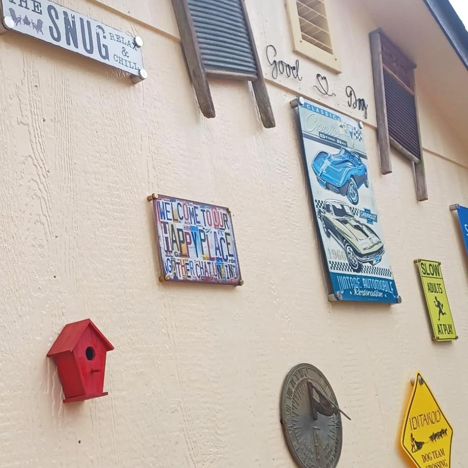 Vintage Surf Shack Street Sign Wall Decor Metal Tin Signs for Beach Summer - Image 4