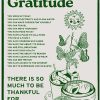 Daily Gratitude Inspirational Metal Tin Sign Green Boho Room Aesthetic Decoration Home Kitchen Office Bedroom Cafes Wall Decor 8x12 Inch