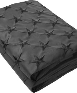 Alternative view of Black American Flag 3x5 ft: Heavy Duty Outdoor US Flag Made from Nylon | Embroidered Stars - Sewn Stripes - UV Protection and Waterproof All Black USA Flag Perfect for Outdoors! (Not Include Pole)