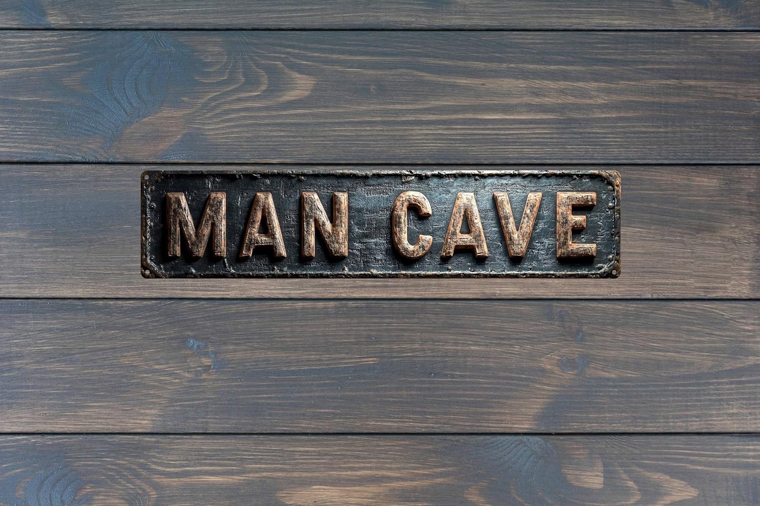 Vintage Tin MAN CAVE Sign Retro Metal Sign,Suitable for home, cafe, club, bar, garage, gym, restaurant Plaque 4x16 Inch - Image 6