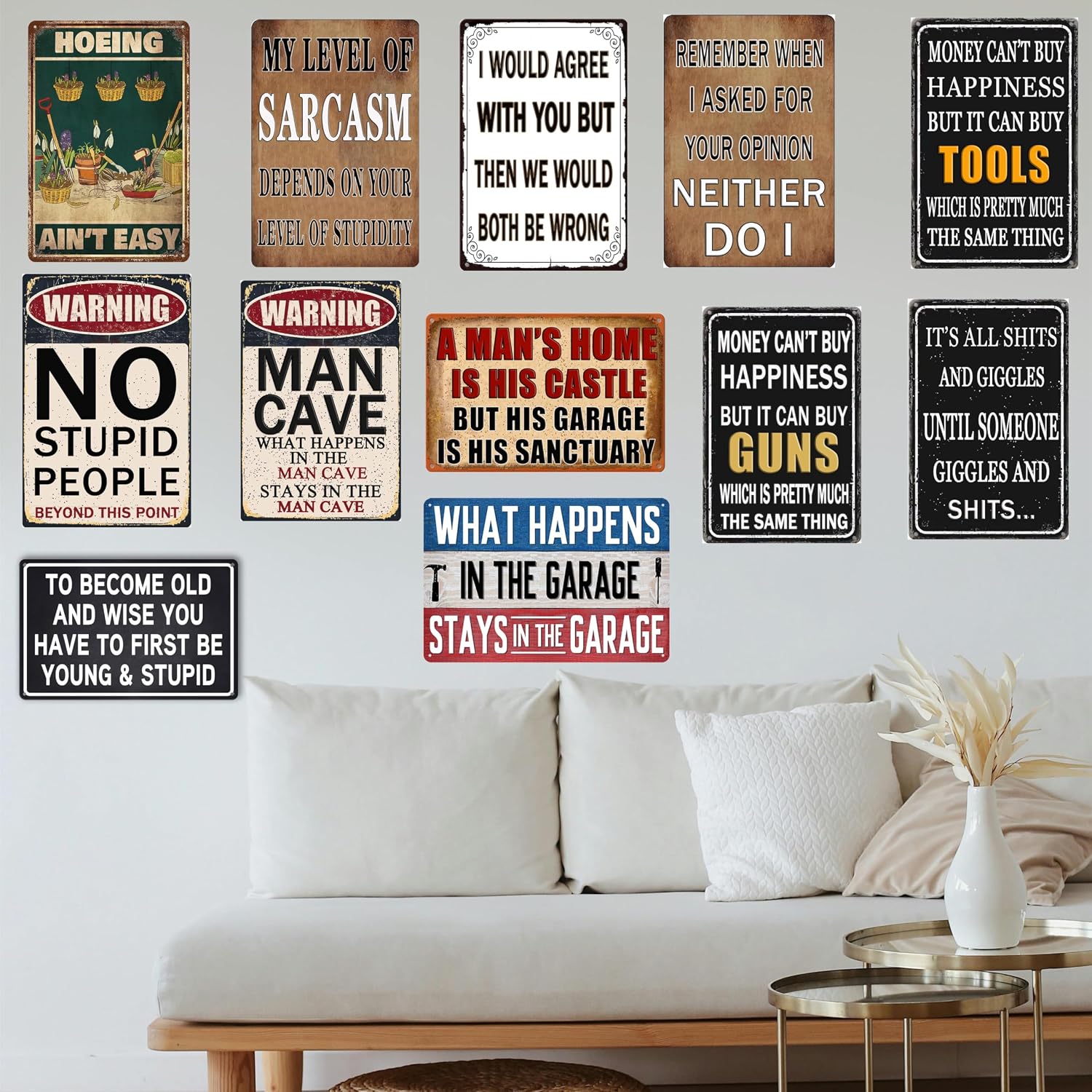 Funny Metal Tin Signs Pool Signs And Decor Outdoor Bar Sign Funny Sarcastic Work Office Decor Relax We Are All Crazy It Isn'T A Competition Relax Beach Sign 12x8 Inch - Image 6
